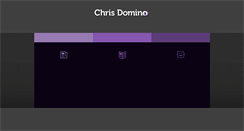Desktop Screenshot of chrisdomino.com