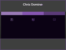 Tablet Screenshot of chrisdomino.com